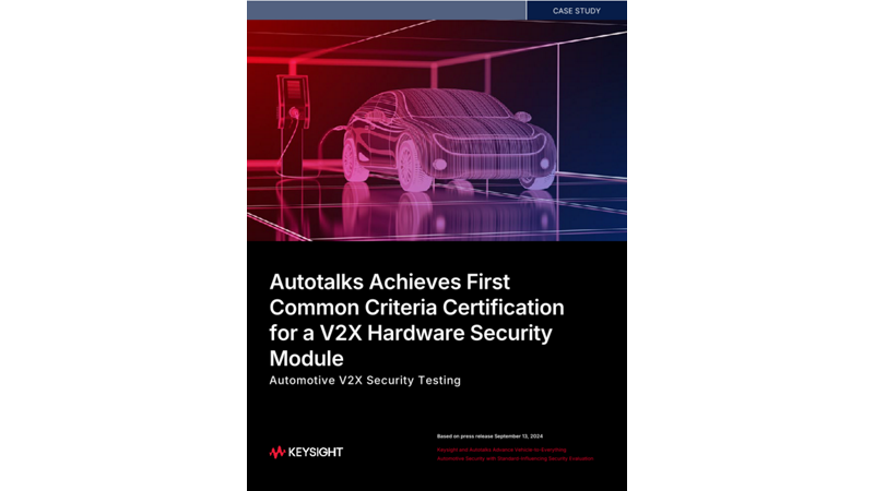 Autotalks Achieves First Common Criteria Certification for a V2X Hardware Security Module